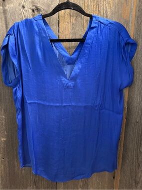 Naked Zebra Royal Blue Blouse